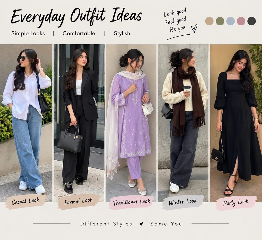 Everyday outfit ideas and fashion style guide 